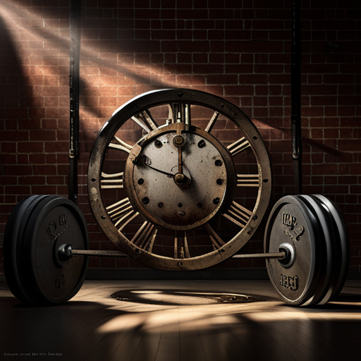 clock showing time to hit the gym and get rid of skinny fat