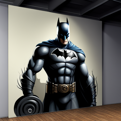 batman in gym showing how to fix skinny fat
