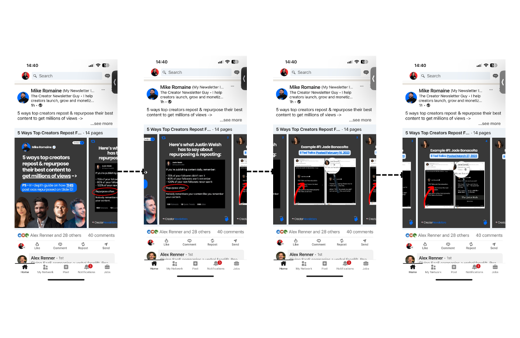 linkedin carousel post example - borrowing authority Linkedin carousel post example
