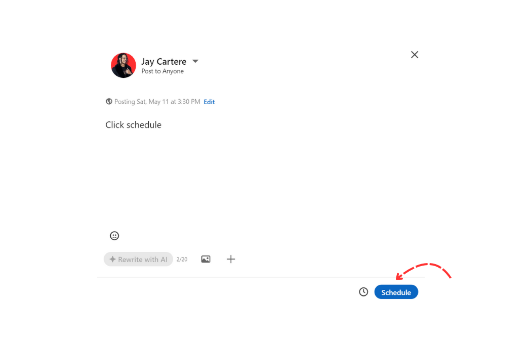how to schedule posts on linkedin where to find scheduled linkedin posts