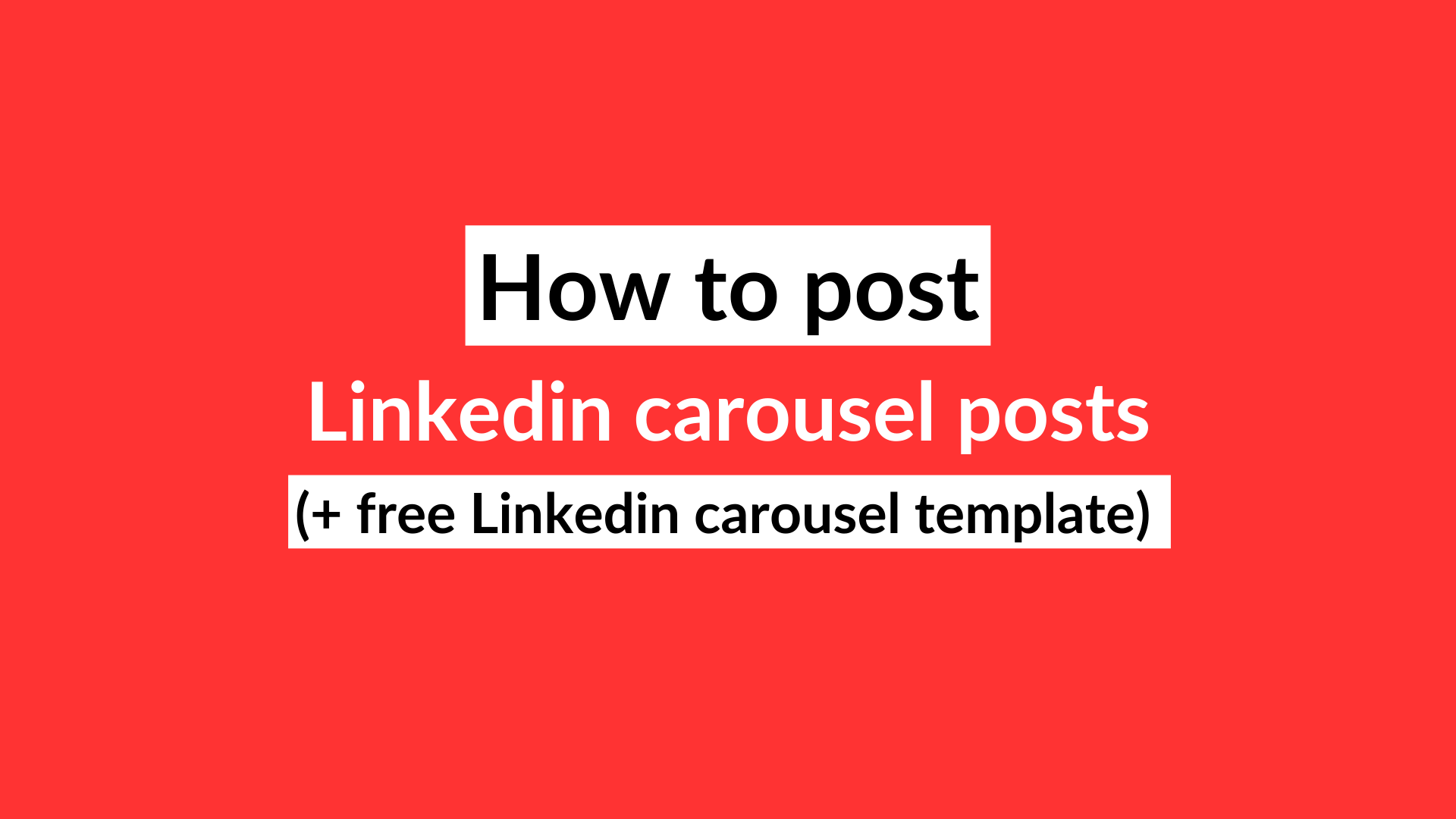 how to post carousels on linkedin blog how to create a linkedin carousel