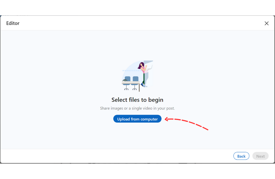 how to upload images on Linkedin on desktop how to upload photos on linkedin