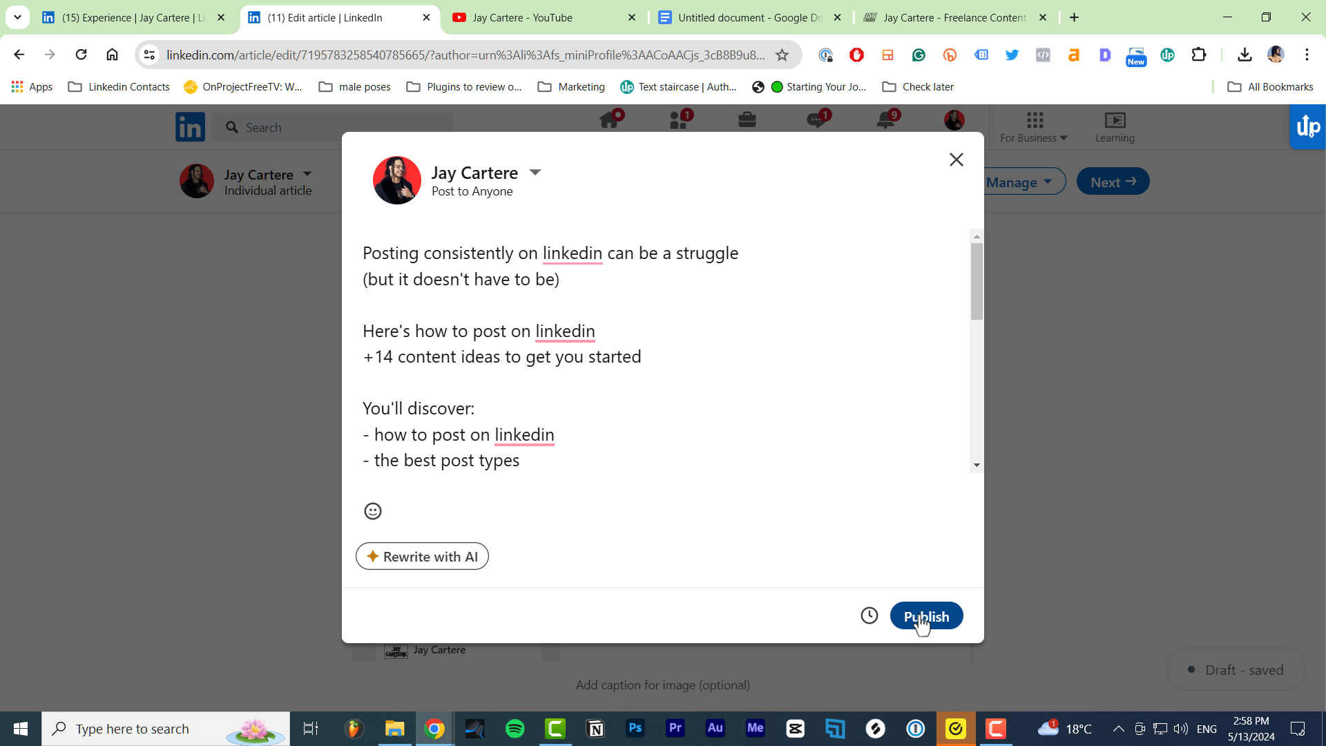 how to publish an article on Linkedin - 16 how to publish your linkedin article