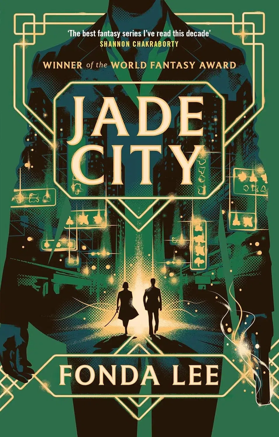 6. Jade City (Green Bone Saga Trilogy) by Fonda Lee book cover urban crime fantasy books series