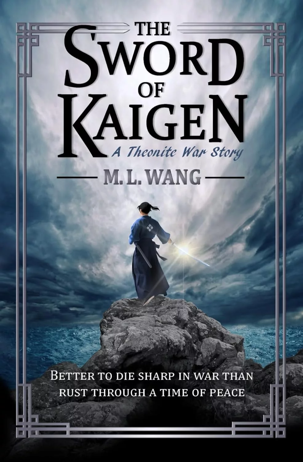 The Sword of Kaigen by M.L. Wang book cover best fantasy novels for adults