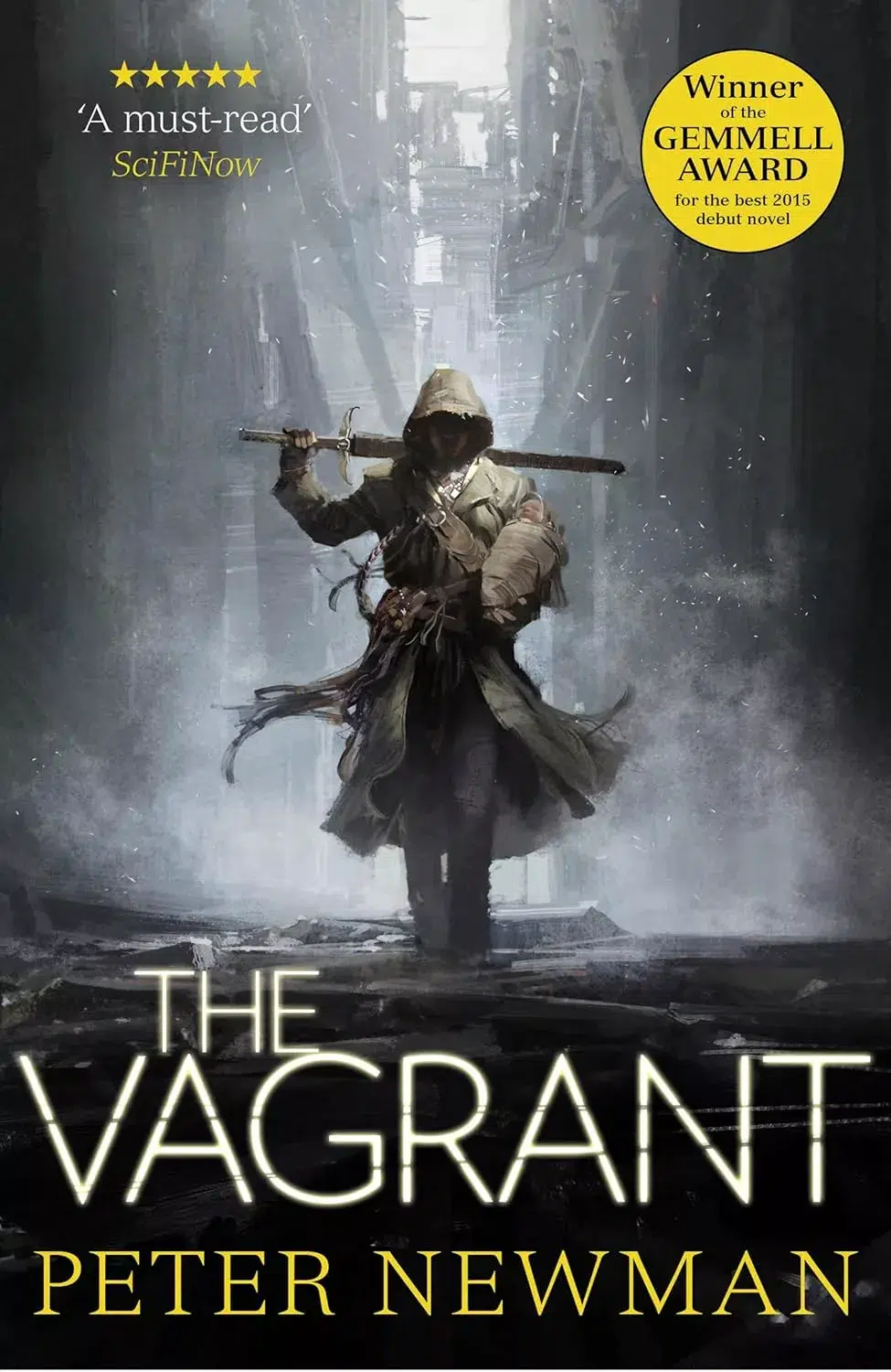 The Vagrant Trilogy by Peter Newman book cover top dark fantasy books