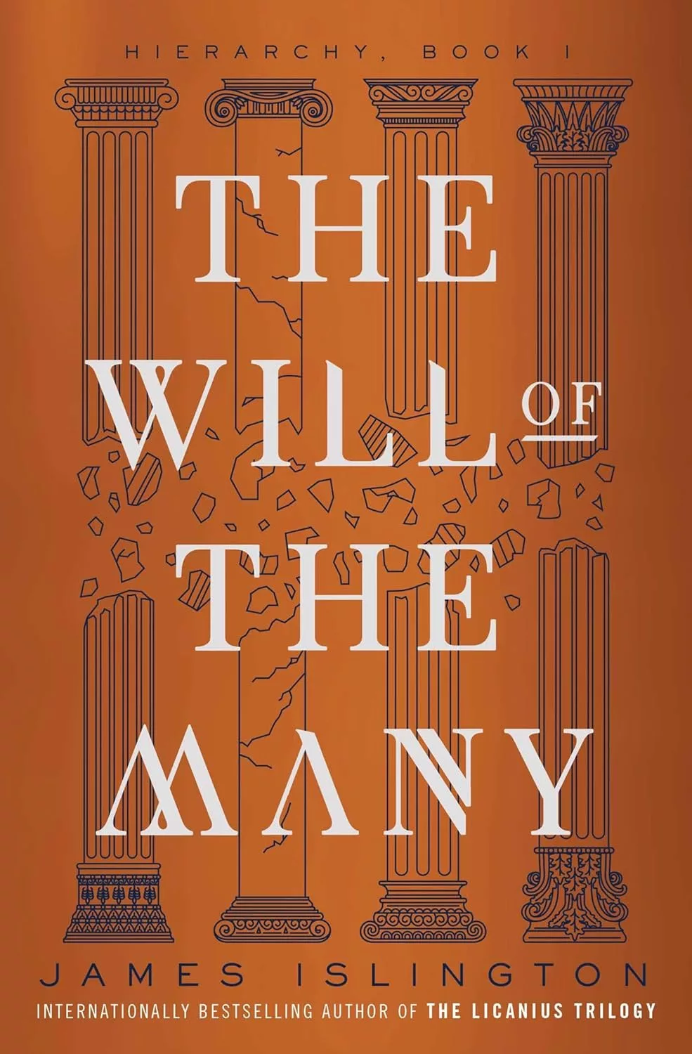 Will of the Many (Hierarchy Series) by James Islington book cover best fantasy dystopian novel series