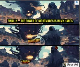 royal road 2 panel ad example and statistics